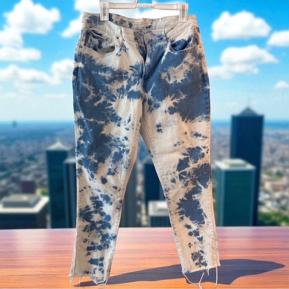 LEVI’S 721 High Rise Tie Dye Skinny Ankle Jeans W31 NWOT - Picture 1 of 11